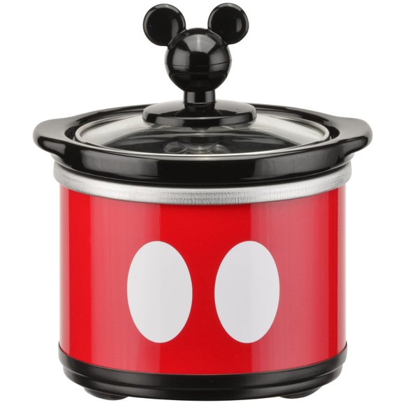 NEW Disney Mickey Mouse mini crock pot appliance .65 Quart crockpot dip appetiz - Picture 1 of 14